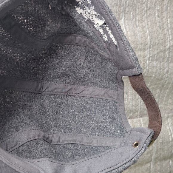 Bridger Bowl Montana Hat Cap Strap Back Gray Wool Nylon Panel Skin to Win - Picture 10 of 12